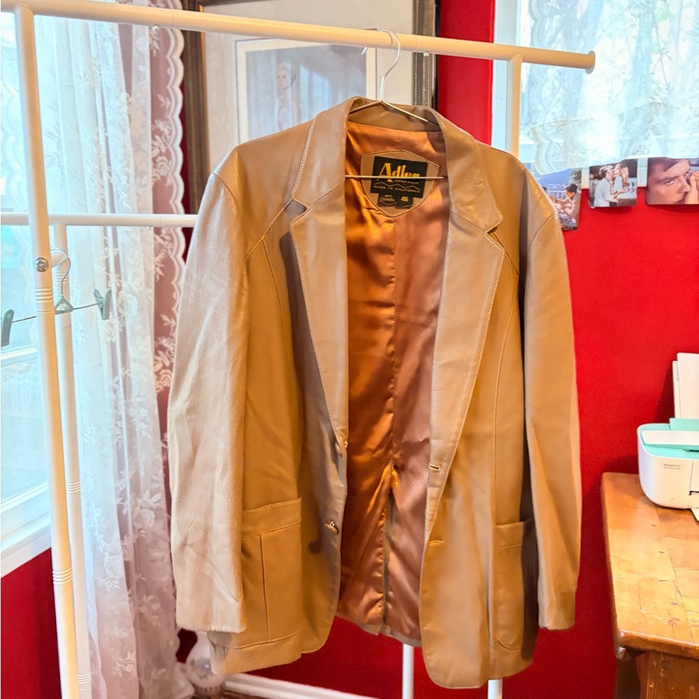 1970s Cabretta Leather Jacket from film lot!